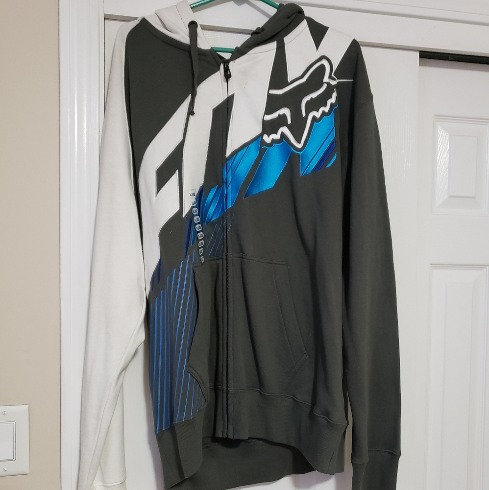 NWT Size XL Fox Zip Up Hoodie